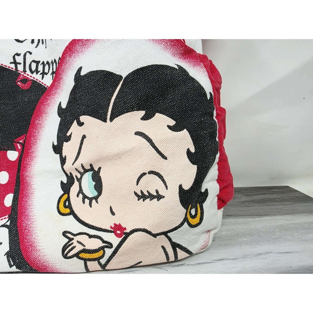 Betty Boop Y2K vtg Bag XOXo‎ Print Purse Retro Tote Bag School Shoulder - Picture 3 of 9